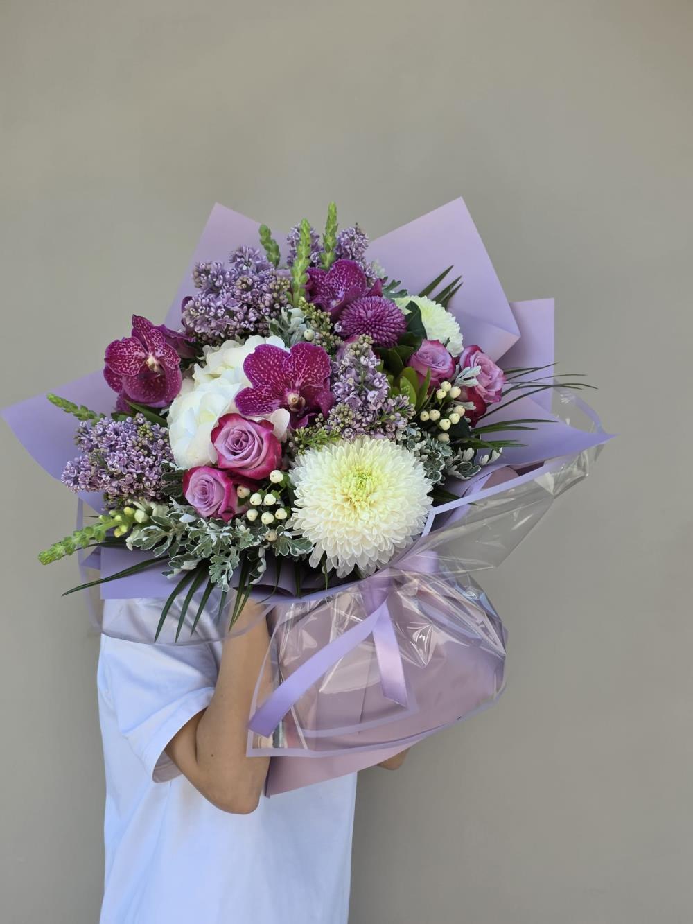 Lilac and White Harmony 